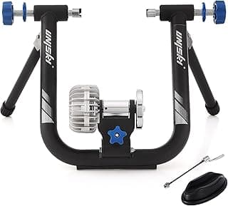 Unisky Bike Trainer Stand Indoor Bicycle Stand with Noise Reduction Magnetic Stationary Stand fits for 26-28inch, 700C Wheel image