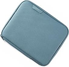 Folio Tablet Pouch Family, Work Travel Cable Organizer and Tech Case for Electronic Essentials and Accessories, 11-Inch iPad Pro, with Label Identification, in Arctic Blue