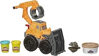 Play-Doh Wheels Front Loader Toy Truck for Kids Ages 3 and Up image
