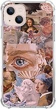 Aesthetic Iconic Painting Art Case Compatible with iPhone 15, Renaissance Old Painting Collage Case for iPhone 15 for Teens Men and Women, Cool TPU Bumper Phone Case Cover image