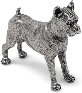 DANFORTH - Boxer Dog - Handcrafted Pewter Dog Figurine - 1 3/4" - Made in USA image