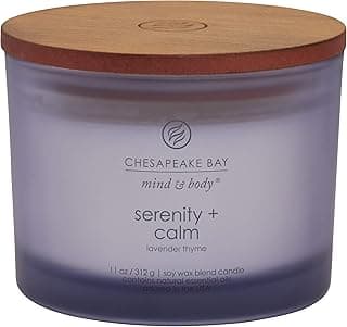 Chesapeake Bay Candle Scented Candle, Serenity + Calm (Lavender Thyme), Coffee Table, Home Décor image