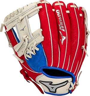 Mizuno Prospect PowerClose Youth Baseball Glove Series I V-Flex Notch I Parashock Palm Pad I ButterSoft Palm Liner
