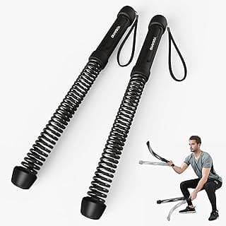 Ropeless Battle Ropes for Home Gym - Cordless Training Rope Fitness Equipment for Men & Women, Weighted Workout Ropes for HIIT, No-Jump Full-Body Exercise, Heavy Resistance & Travel-Friendly
