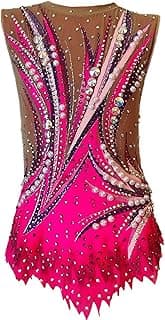 Rhythmic Gymnastics Leotards Girls Women Spandex Sleeveless Training Performance Sports Competition Wear image
