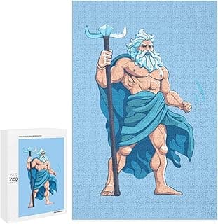 Greek Mythology Zeus Jigsaw Puzzles for Adults 1000 PCS Wooden Puzzles Unique Puzzle Gifts image
