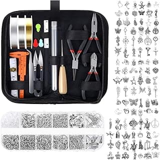 Jewelry Making Supplies Set with Jewellery Wires Findings Tools image