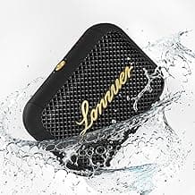 Leap Rechargeable 10Watt Deep Bass Loud Sound Low Latency Mini 1Meter IPX7 Waterproof Bicycle TWS Bluetooth Sports Outdoor Handheld Speaker Wireless with Mount Strap-Black image