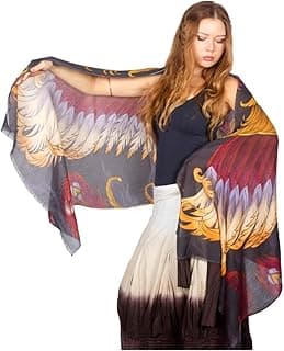 Pure Cotton Hand Painted and Digitally Printed Scarves image