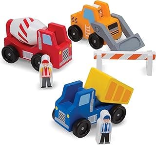 Construction Vehicle Wooden Play Set (8 pcs) image