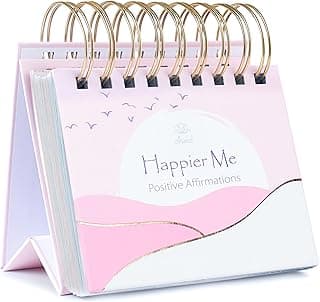 Daily Affirmation Calendar, Undated Inspirational Desk Calendar, Inspirational Gifts for Women, Daily Affirmations for Women, Pink Gifts for Women, Daily Flip Calendar, Motivational Gifts for Women image