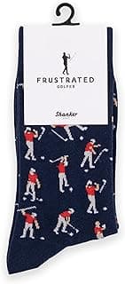 Shanker Golf Socks - Funny Angry Golfer Socks - Funny Golf Gift for Men - 1 Pair per Pack - Size 10-13 Socks image