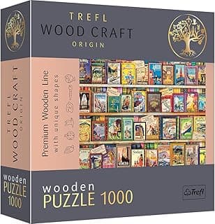 Trefl Wood Craft 1000 Piece Wooden Puzzle - World Travel Guides image