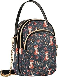 Quilted Crossbody Bags for Women Trendy, Women's Crossbody Handbags Butterfly Travel Cell Phone Purses Bags image
