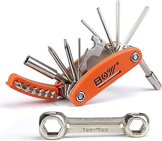 Bicycle Tool Kit, 20 in 1 Bike Multitool, Mountain Bike Repair Tool Kit With Bike Bone Wrench, Portable Bicycle Essentials Easy Road Riding Travel Emergency Maintenance and Carry for Men image