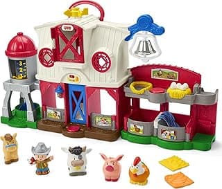 Fisher-Price Little People Toddler Learning Toy Caring for Animals Farm Playset with Smart Stages for Pretend Play Kids Ages 1+ Years​ image