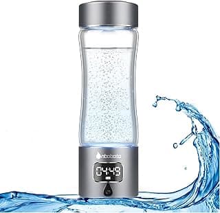 Hydrogen Water Bottle, Healthy Hydrogen Water Generator with Latest SPE PEM Technology, Hydrogen Water Ionizer Machine,Separates Hydrogen and Oxygen, Suitable for Home,Travel, Sports and Fitness image