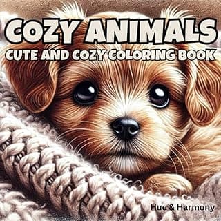 Cozy Animals Coloring Book: A coloring book for calm and joy (Cozy & Cute Coloring Books) image