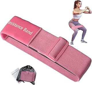 Adjustable Fabric Resistance Bands with Medium Resistance Levels, Non-Slip Exercise Bands for Men and Women, Perfect Workout Bands for Glutes and Lower Body Training - 1 Pack image