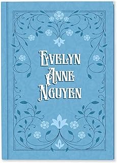 Personalized Name Notebook - Custom Journal with Your Name - Romance Novel Cover Design - Hardcover, Softcover, and Spiral Bound - Matte Finish with Lined Pages - Perfect for Daily Journaling, Creative Writing, and School Notes - Great Gift for Kids, Teens, and Adults image