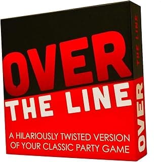 Over The Line Party Game- A Hilarious Acting and Drawing Word Card Guessing Game image