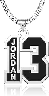 Personalized Name Necklace Sterling Silver Pendant Customized Custom image