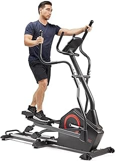 Sunny Health & Fitness Full Body Workout Elliptical Trainer with Digital Performance Monitor, Low Impact Exercise, and Optional Bluetooth with Exclusive SunnyFit App image