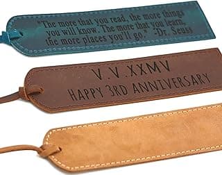 Personalized Leather Bookmark, Custom Bookmark, BOOKWORM GIFT, Gift for Her, Gift for Him, Teacher Gift, Book Lover image