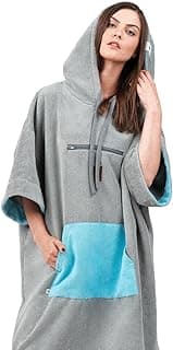 CULTHOOD/ COVERHOOD Surf Poncho Towel for Men and Women- Adult Hooded Beach Towel Poncho, Changing Robe, Swim Poncho and Surf Changing Poncho Towel- Ideal Swim Robe, Towel Poncho for Teens and Adults image