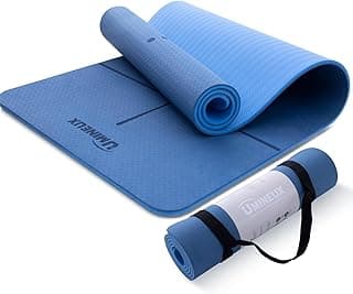 UMINEUX Yoga Mat Extra Thick 1/3'' Non Slip Yoga Mats for Women Eco Friendly TPE Fitness Exercise Mat with Carrying Sling & Storage Bag