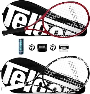 Teloon Tennis Rackets for Adults 2 pcs Recreational -27 inch Tennis Racquet for Men and Women College Students Beginner Tennis Racket.…