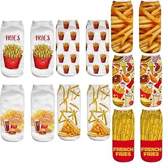 7 Pairs Novelty Dog Ankle Socks Animal Low Cut Sock for Women Teens image