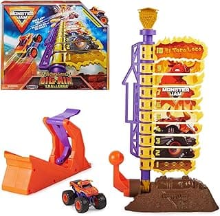 Monster Jam El Toro Loco Big Air Challenge Playset with Exclusive Monster Truck, Over 20-Inch Tall, 1:64 Scale, Kids Toys for Boys Ages 3 and up image