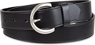 Levi's Women's Casual Soft Leather Jean Belt with Rounded Buckle image