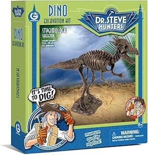 Dr. Steve Hunters cl1670 K – Dino Excavation Kit, Stygimoloch Skeleton image
