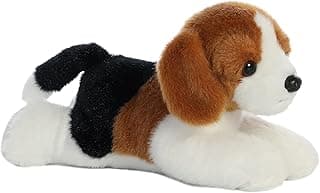 Aurora® Adorable Mini Flopsie™ Homer™ Stuffed Animal - Playful Ease - Timeless Companions - Brown 8 Inches image