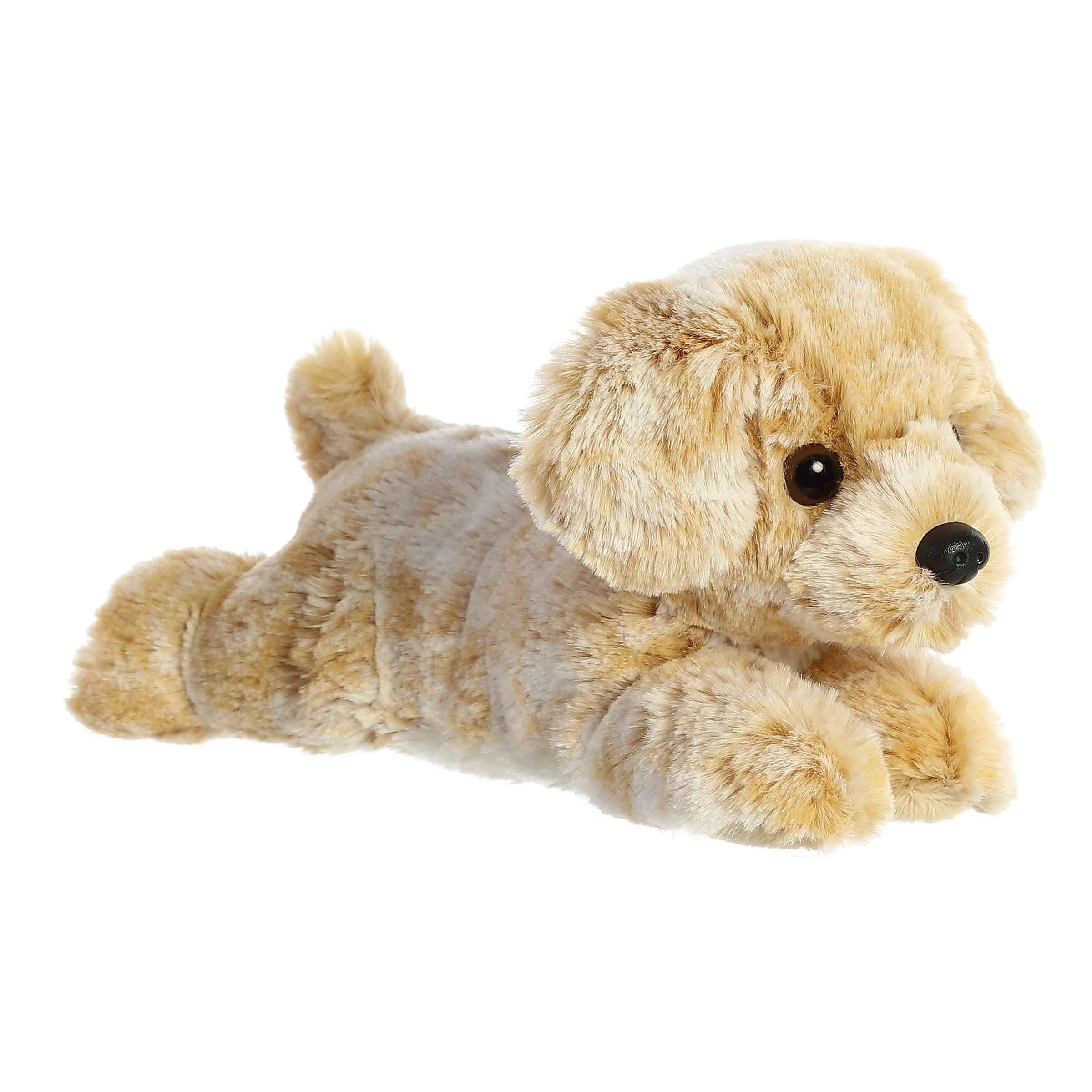 Aurora® Adorable Mini Flopsie™ Rusty Retriever™ Stuffed Animal - Playful Ease - Timeless Companions - Brown 8 Inches