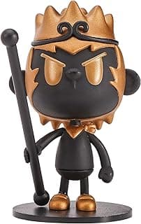 Myth College Series, Black 2.95-Inch Wukong Collectible Figure Toy Desktop Decoration Action Figure Gift for Birthday Party Holiday Christmas image