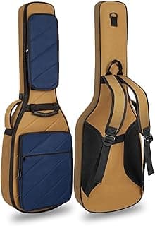 Electric Guitar Case 39 inch Electric Guitar Bag 15MM 0.6Inch Padding Neck Strap Adjustable Strap Electric Guitar Gig Bag