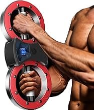 8/12 Pounds Rotating Burn Machine Arm Upper Body Strength Training Forearm Strengthener, 360° Rotation Adjustable Resistance Arm Trainer Boxing Speed ​​Training image