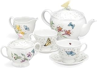 Lenox Butterfly Meadow 8-Piece Tea Set, Service for 2, White image