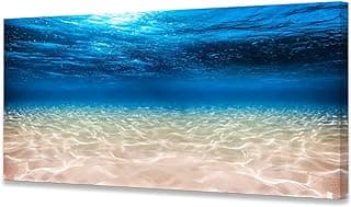 Cao Gen Decor Art-S00762 Print Artwork Blue Ocean Sea Wall Art Canvas Prints Picture Seaview Bottom View Beneath Surface Pictures Painting On Canvas Modern Seascape Home Office Decor image