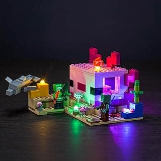 Light Kit Compatible with Lego The Axolotl House 21247, Creative LED Lighting Compatible with Lego 21247 (No Lego, Only Lights) image