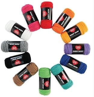 Red Heart Super Saver Super Yarn Craft Kit for Crochet & Knitting & Amigurumi Projects image