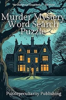Murder Mystery Word Search Puzzle: Unravel the Mystery Secrets of Broadward Manor in this Cozy Mystery Whodunnit Word Find Story for Adults, Teens and Seniors image