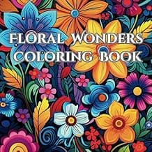 Floral Wonders Coloring Book image