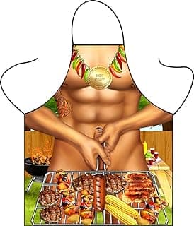 Cute Funny Men Women Kitchen Cooking Adult Chef BBQ Apron - Party Pretend Costume image