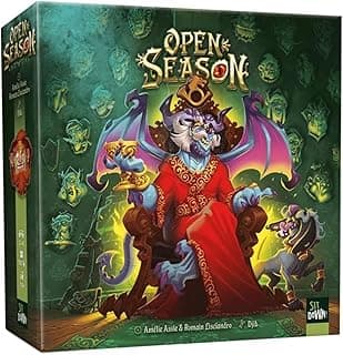 Sit Down Games: Open Season - Strategy Board Game, Card Collection & Chaining, Play As A Monster, Fantasy, Fast Play, Ages 10+, 2-4 Players, 30+ Min