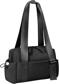 Mini Gym Bag for Women Girls Small Gym Tote Bag with Wet Compartment Waterproof Travel Duffle Bag Cute Workout Sport Bag image