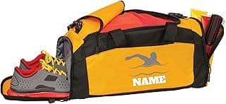 Personalized Swim Bag for Swimmers: Diving & Swimming Duffel Bag, Ideal Wet Bag for Swimsuit, Perfect Swim Team Bag image